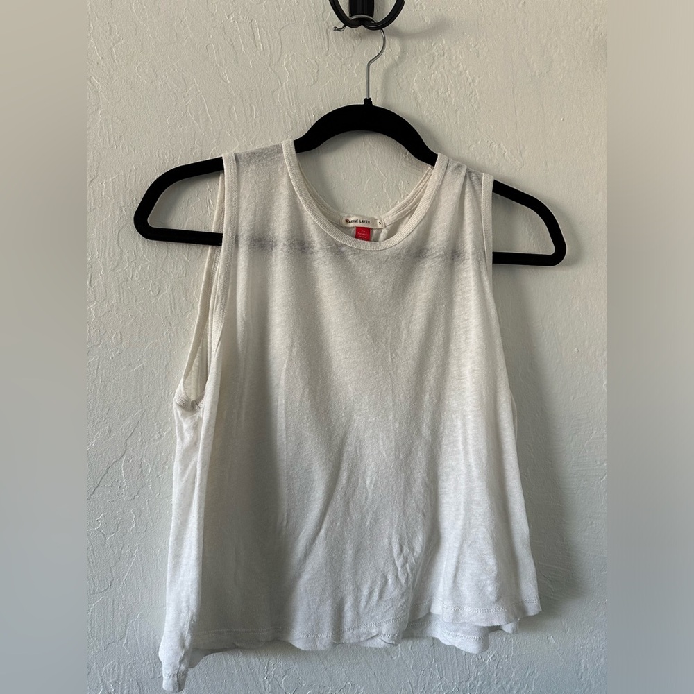 Marine Layer White Tank